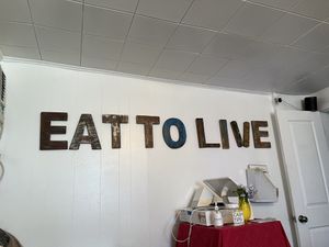 Eat vegan to live!  at Vegelicious in Nashville