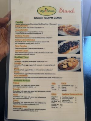 Brunch Menu  at Vegelicious in Nashville