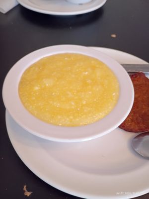 Grits and Sausage at Vegelicious in Nashville