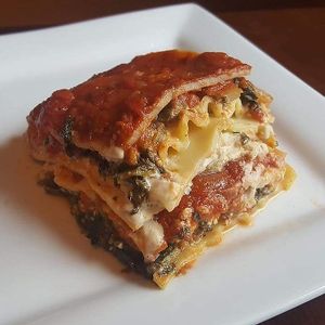 Vegan Lasagna at Vegelicious in Nashville