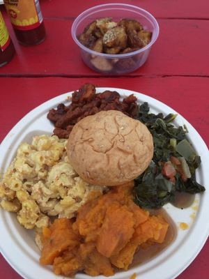 The soul plate!  at Vegelicious in Nashville