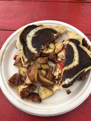 Reuben sandwich at Vegelicious in Nashville