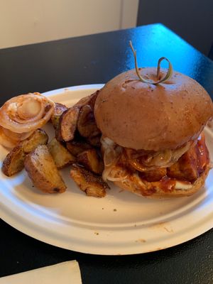 BBQ Tofu Sandwich  at Vegelicious in Nashville