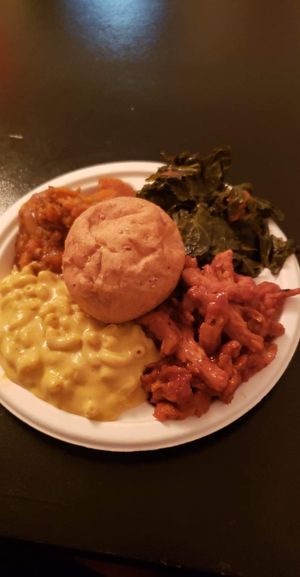The soul plate. Yummmm at Vegelicious in Nashville