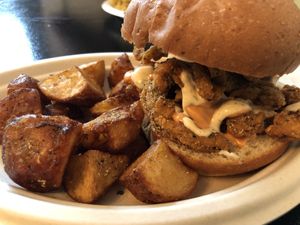 Fried Chicken Sandwich  at Vegelicious in Nashville