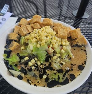 Yasai ramen (vegan) at Ryujin Ramen House in Sacramento