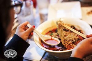 noodle soup at Ryujin Ramen House in Sacramento