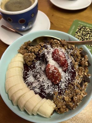 Acaí Bowl  at Alabama Cafe in San Sebastian
