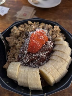 Açaí bowl  at Alabama Cafe in San Sebastian