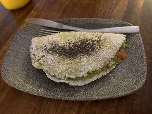 Vegan crepe   at Alabama Cafe in San Sebastian