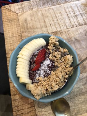 Açaí bowl   at Alabama Cafe in San Sebastian
