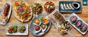 Todos nuestros platos 100% veganos y 100% deliciosos! at Amarre 69 in Barcelona