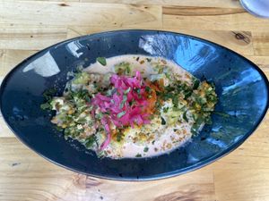 Ceviche at Amarre 69 in Barcelona