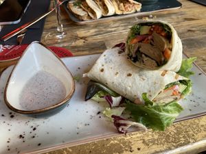 Wrap “Pollo" (another one) at Amarre 69 in Barcelona