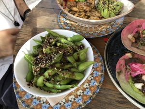 Spicy Edamame   at Amarre 69 in Barcelona