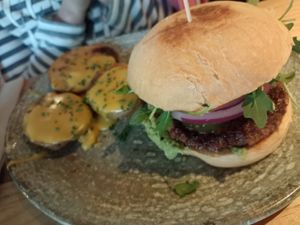 Tex Burger at Amarre 69 in Barcelona