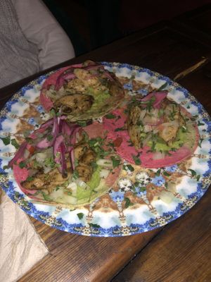 Cheeky Chick Taco, riquísimos!   at Amarre 69 in Barcelona