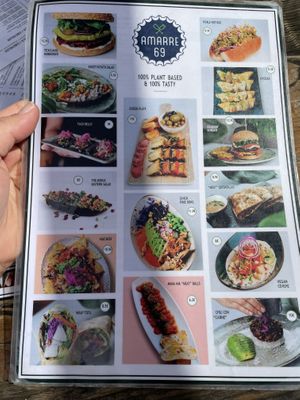 Menu  at Amarre 69 in Barcelona