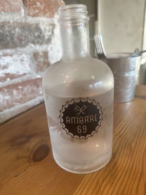 Extra cold water  at Amarre 69 in Barcelona