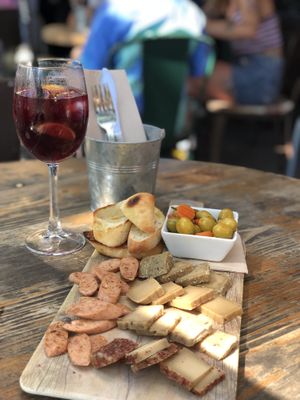 Cheese platter  at Amarre 69 in Barcelona