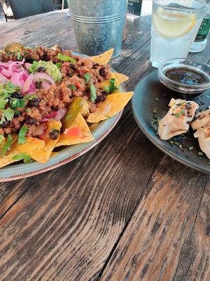 Nachos sin Carne at Amarre 69 in Barcelona