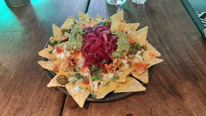 Nachos at Amarre 69 in Barcelona
