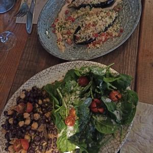 Amanida d'albergínia i de moniato. at Amarre 69 in Barcelona