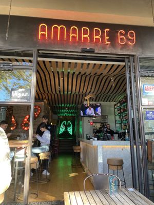 Entrance  at Amarre 69 in Barcelona