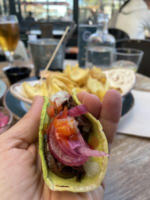 Tacos  at Amarre 69 in Barcelona