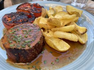 Filet mignon ❤️  at Amarre 69 in Barcelona