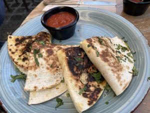 Quesadillas heura  at Amarre 69 in Barcelona