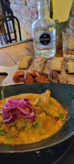 Vegan ceviche at Amarre 69 in Barcelona