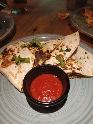 Quesadillas at Amarre 69 in Barcelona
