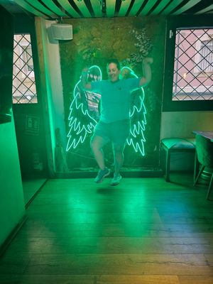 Blooper photo!! #outtakes at Amarre 69 in Barcelona