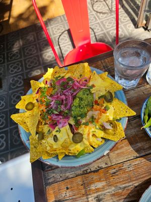 Nachos at Amarre 69 in Barcelona