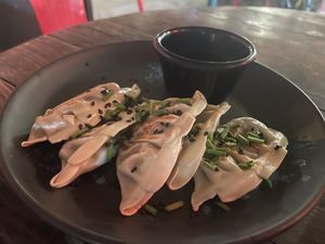 Gyozas  at Amarre 69 in Barcelona