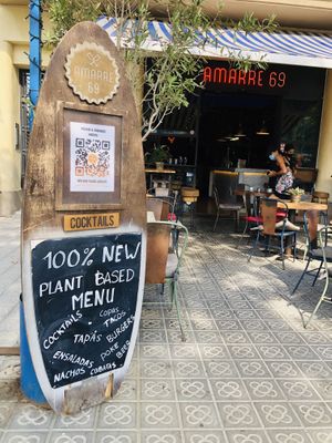 Terrace at Amarre 69 in Barcelona