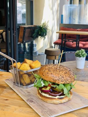 Burger Texicano at Amarre 69 in Barcelona