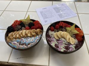 purple & red açaí bowl 🥰  at Rainbowls in Amsterdam