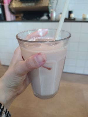 Chai Latte at Rainbowls in Amsterdam