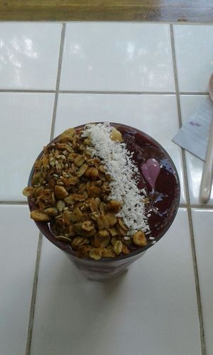 acai chia pudding at Rainbowls in Amsterdam