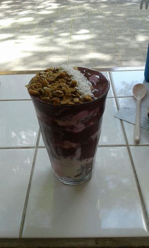 acai chia pudding at Rainbowls in Amsterdam