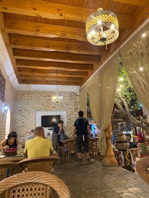  at Old Bukhara Restaurant in Bukhara