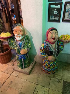 at Old Bukhara Restaurant in Bukhara