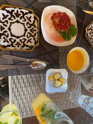  at Old Bukhara Restaurant in Bukhara