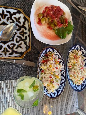  at Old Bukhara Restaurant in Bukhara