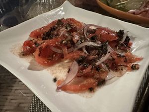   at Old Bukhara Restaurant in Bukhara