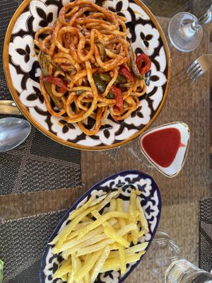 Lagman   at Old Bukhara Restaurant in Bukhara