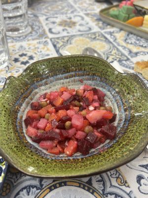   at Old Bukhara Restaurant in Bukhara
