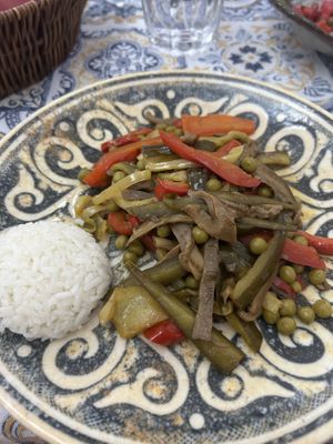   at Old Bukhara Restaurant in Bukhara